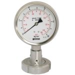 DIN11851 Bağlantılı Diyaframlı Manometre PDT105