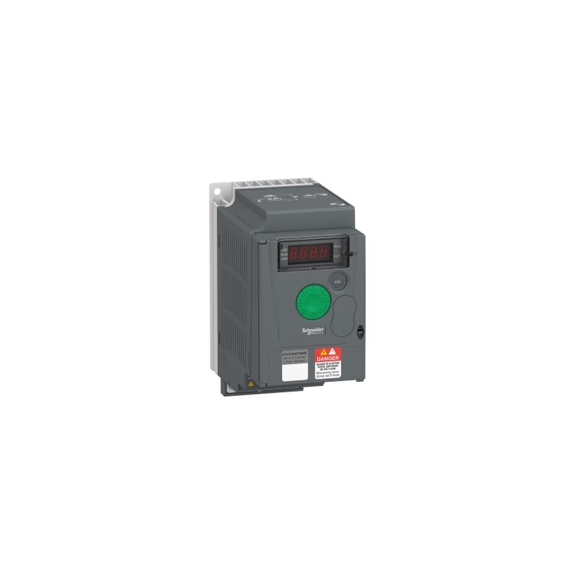 Değişken hızlı sürücü ATV310, 0.75 kW, 1 hp, 380…460 V, 3 fazlı, filtresiz Değişken hızlı sürücü ATV310, 0.75 kW, 1 hp, 380…460 V, 3 fazlı, filtresiz