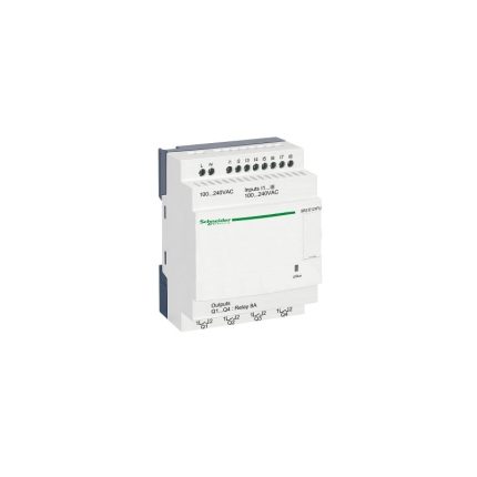Kompakt Akıllı Röle, Zelio Logic, 12 I/O, 100…240 V AC, Saat, Göstergeisiz